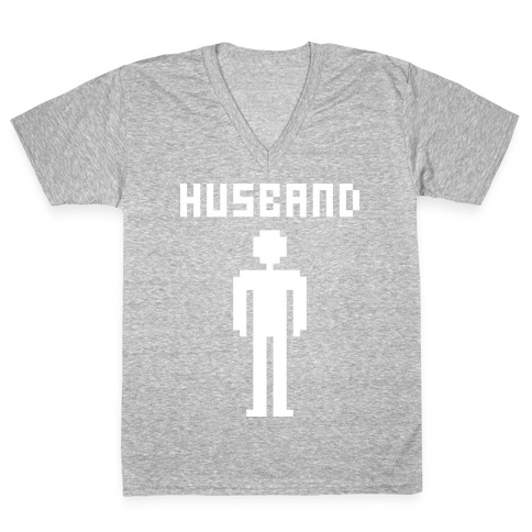 Nerd Husband V-Neck Tee Shirt