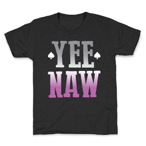 Yee Naw Asexual Pride Kids T-Shirt