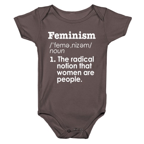 Feminism Definition Baby One-Piece