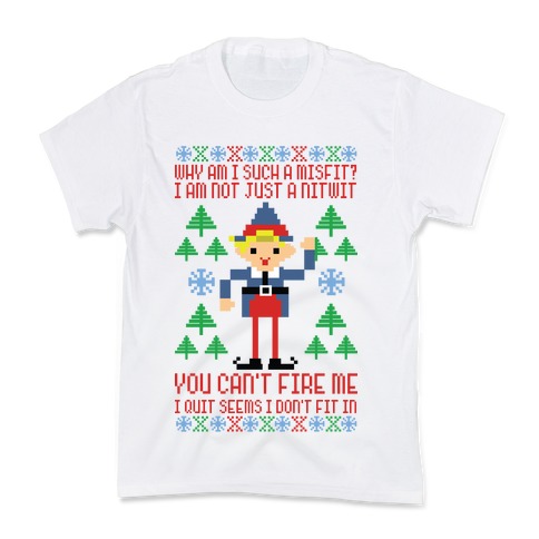 Why am I Such a Misfit I Am Not Just a Nitwit Kids T-Shirt