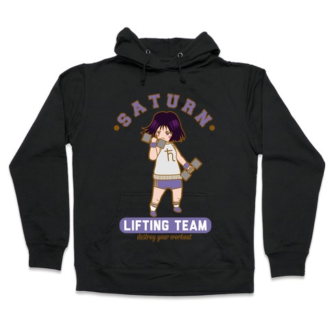 Saturn Lifting Team Parody Hooded Sweatshirt