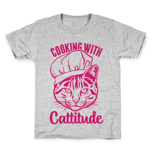 Cooking With Cattitude Kids T-Shirt