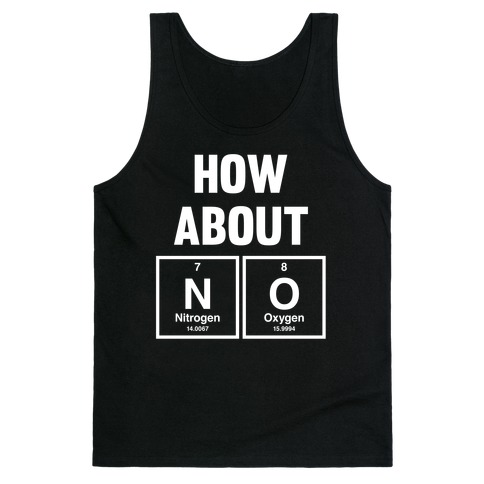 How About No (Chemistry) (White Ink) Tank Top