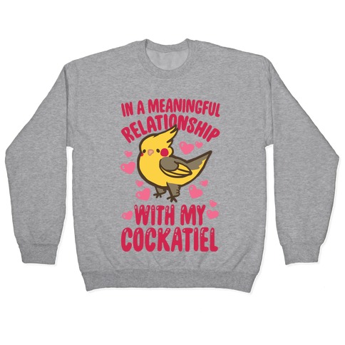 In A Meaningful Relationship With My Cockatiel Pullover