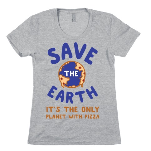 Save The Earth Womens T-Shirt
