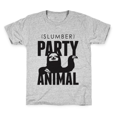 Slumber Party Animal Kids T-Shirt