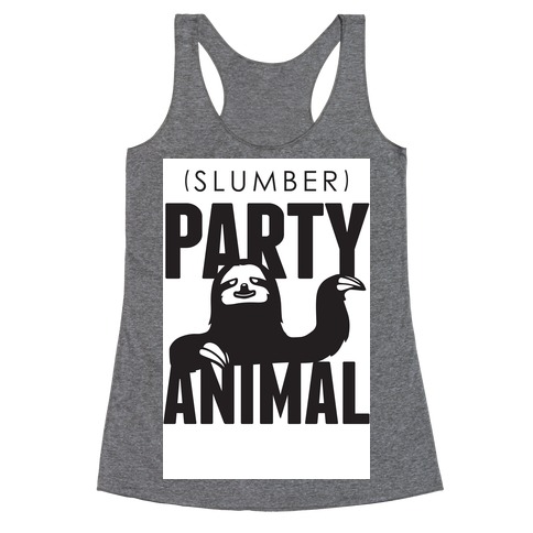 Slumber Party Animal Racerback Tank Top