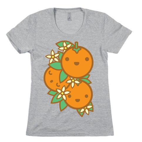 Kawaii Oranges Womens T-Shirt