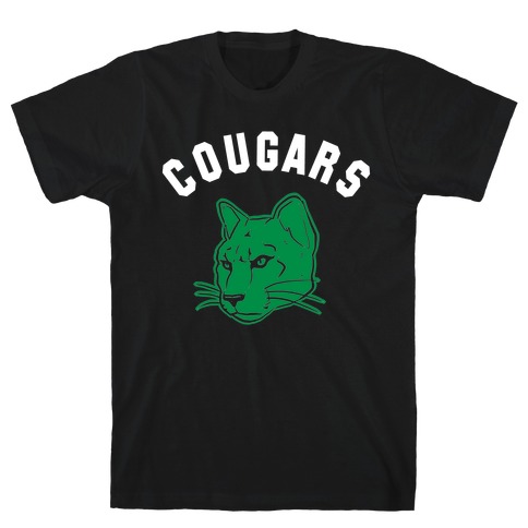 Cougar Green Black & White T-Shirt