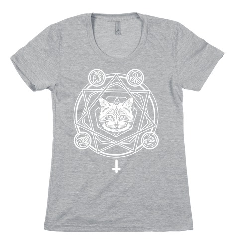 Witch's Cat: The Elements Womens T-Shirt