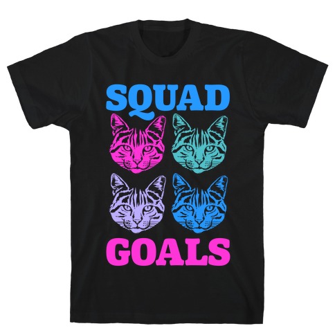 Cat Squad Goals T-Shirt