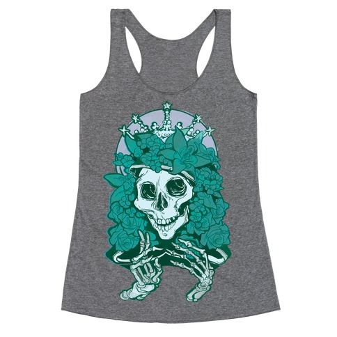 Mother's Lovely Skull Racerback Tank Tops | LookHUMAN