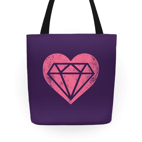 Diamond Heart Totes Lookhuman