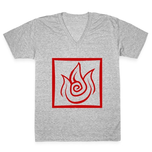 Fire Bender V-Neck Tee Shirt