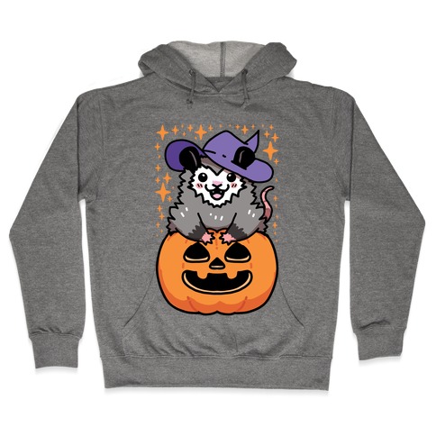 Cute Halloween Possum Hooded Sweatshirt