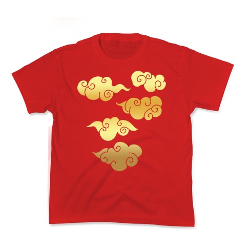 Oriental Clouds Pattern Kids T-Shirt