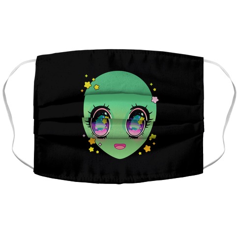 Anime Eyes Alien Accordion Face Mask