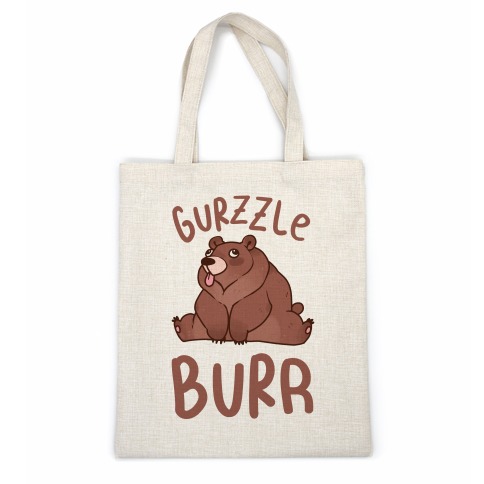 Gurzzle Burr derpy grizzly bear Casual Tote