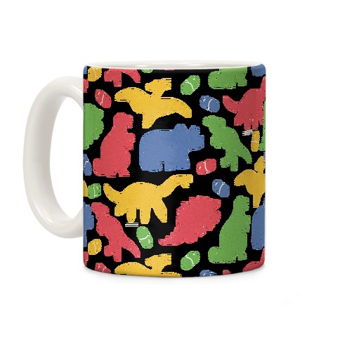 Dinosaur Capsules Pattern Coffee Mug