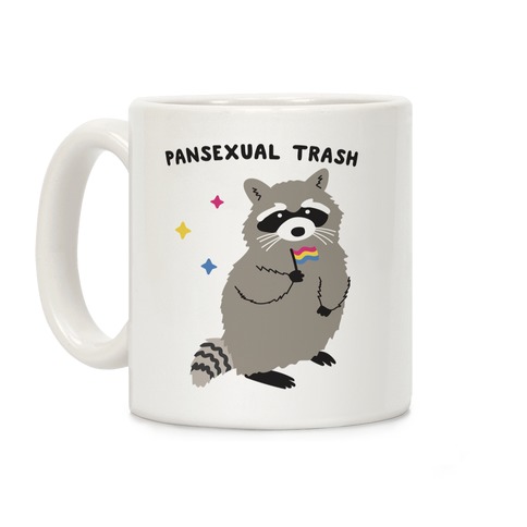 Pansexual Trash Raccoon Coffee Mug
