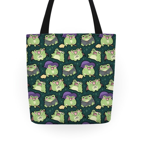 Halloween Frogs Tote