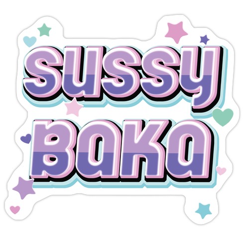 Sussy Baka Sticker for Sale by danielstudios