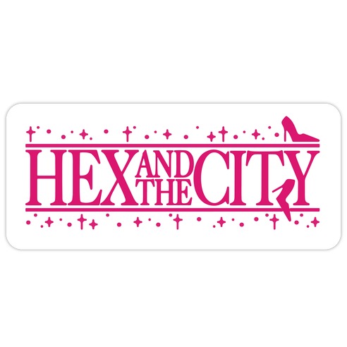 Hex and The City Parody Die Cut Sticker
