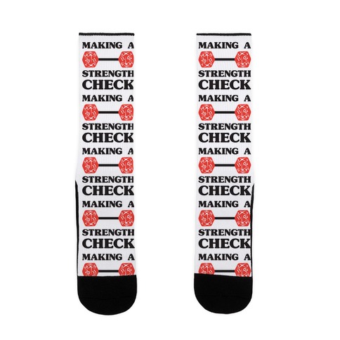 Making A Strength Check Sock
