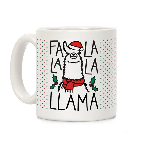 Falalala Llama Coffee Mug
