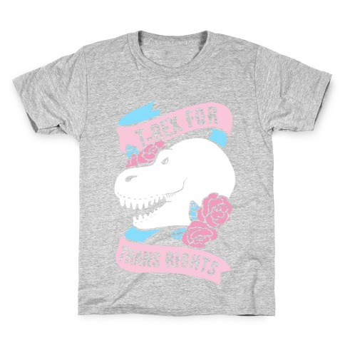T- Rex for Trans Rights Kids T-Shirt