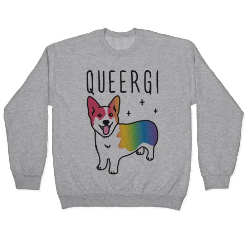 Queergi LGBTQ Corgi Pullover