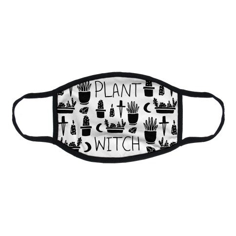 Plant Witch Flat Face Mask