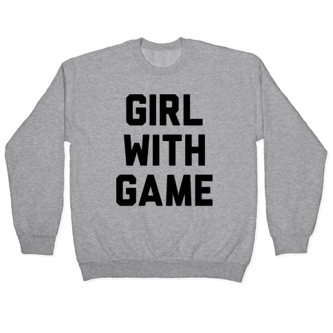 Girl With Game Pullover