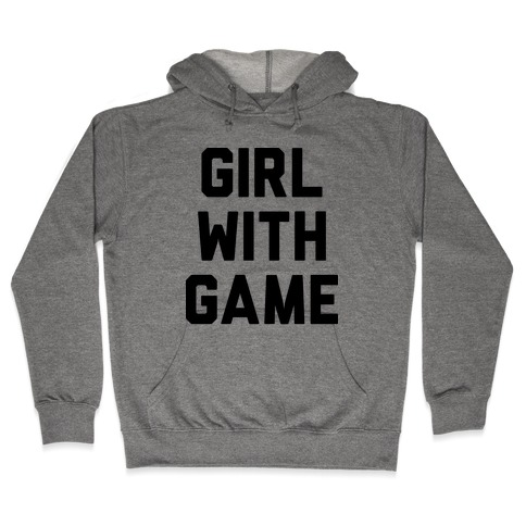 Girl With Game Hooded Sweatshirt