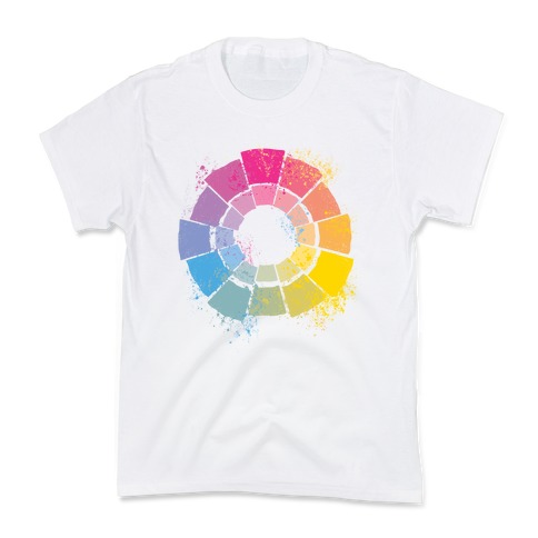 Pan Pride Color Wheel Kids T-Shirt
