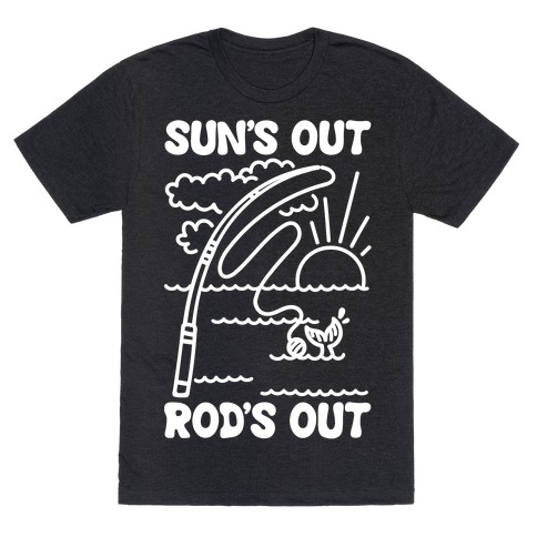 Sun's Out Rods Out White Print T-Shirt