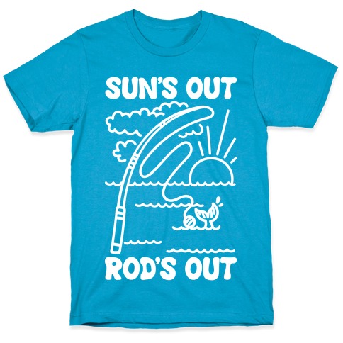 Sun's Out Rods Out White Print T-Shirt