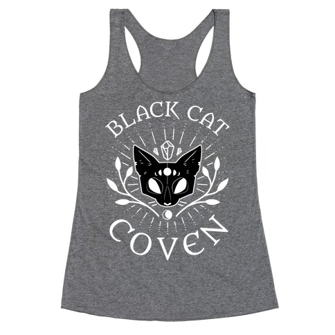 Black Cat Coven Racerback Tank Top