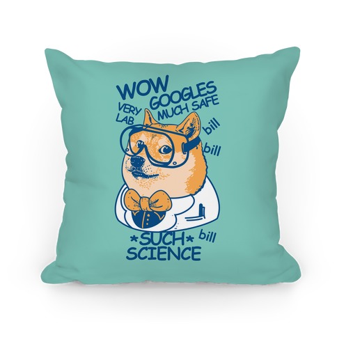 Science Doge Pillow