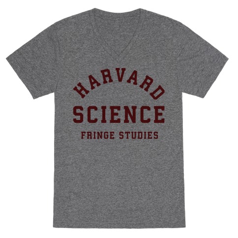 Harvard Fringe Parody V-Neck Tee Shirt