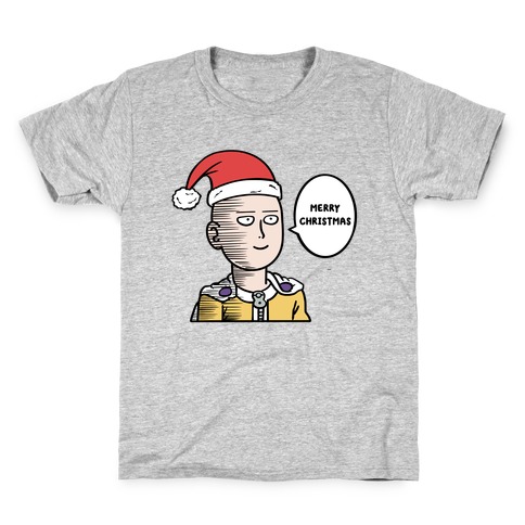 Saitama Merry Christmas Parody Kids T-Shirt