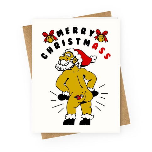 Merry ChristmAss Greeting Card