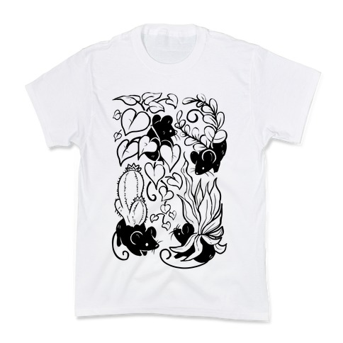 Mouse Plants Kids T-Shirt