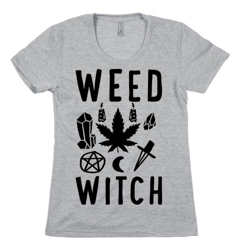 Weed Witch Womens T-Shirt