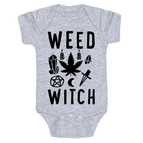 Weed Witch Baby One-Piece