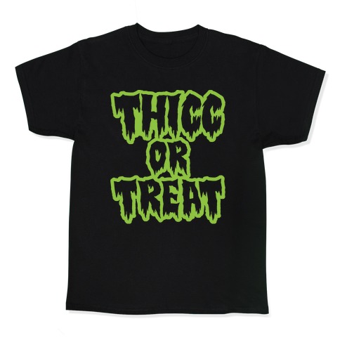 Thicc Or Treat Kids T-Shirt