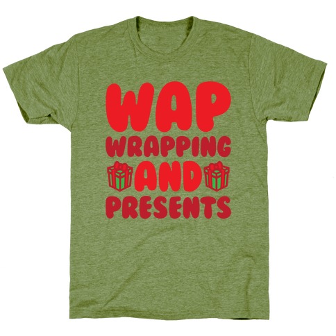 WAP Wrapping and Presents Parody T-Shirt