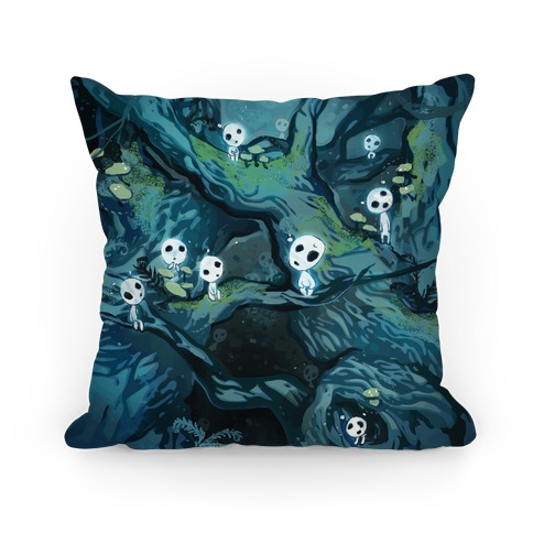 Princess Mononoke Forest Spirit Pillow