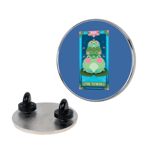 The Tower of Frogs Pin