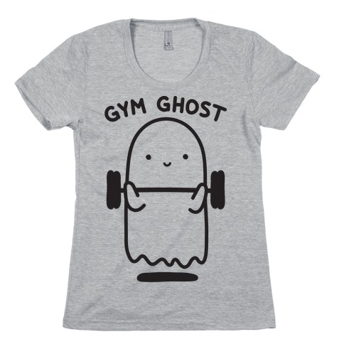 Gym Ghost Womens T-Shirt